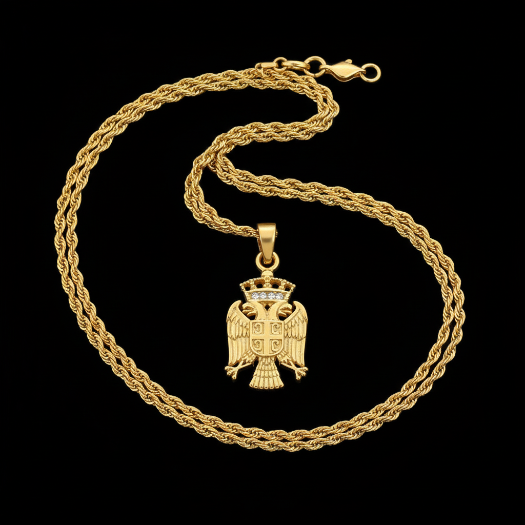 Serbien Halskette in Gold für Damen und Herren