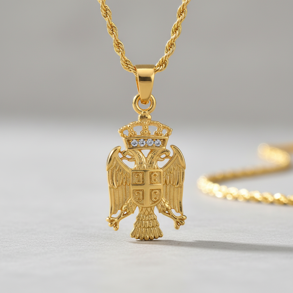 Serbien Halskette in Gold für Damen und Herren