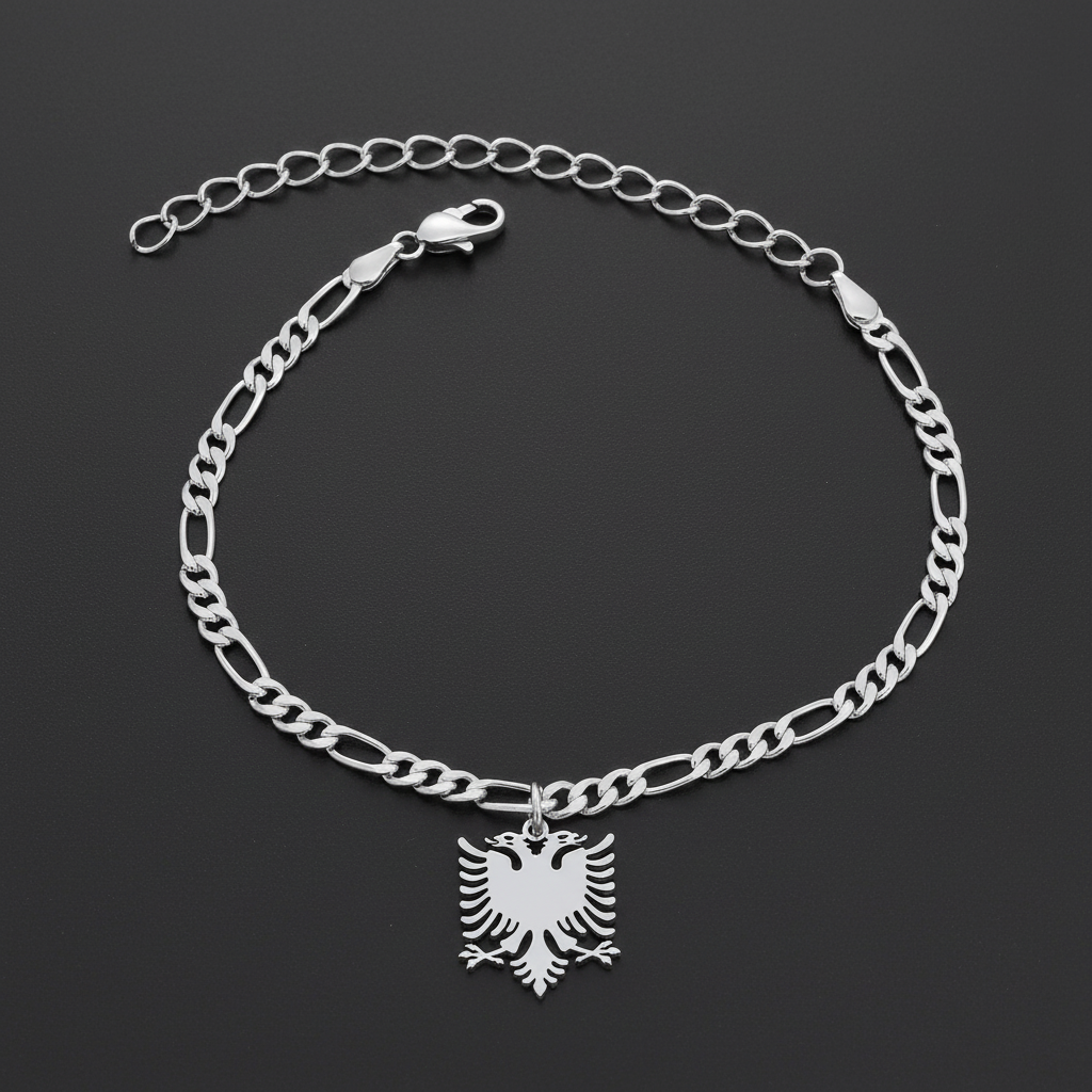 Albanien Adler Armband in Silber für Damen und Herren